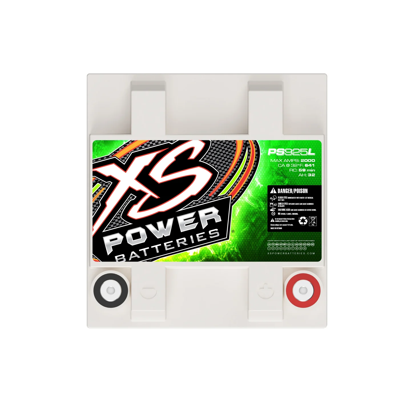 XS Power PS925L 12V AGM Powersports Battery - Image 4