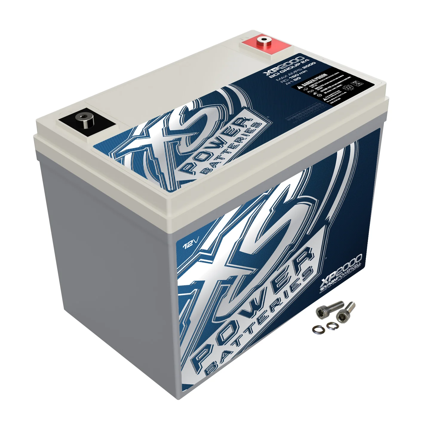 XS Power XP2000 12V AGM Secondary Reserve Battery