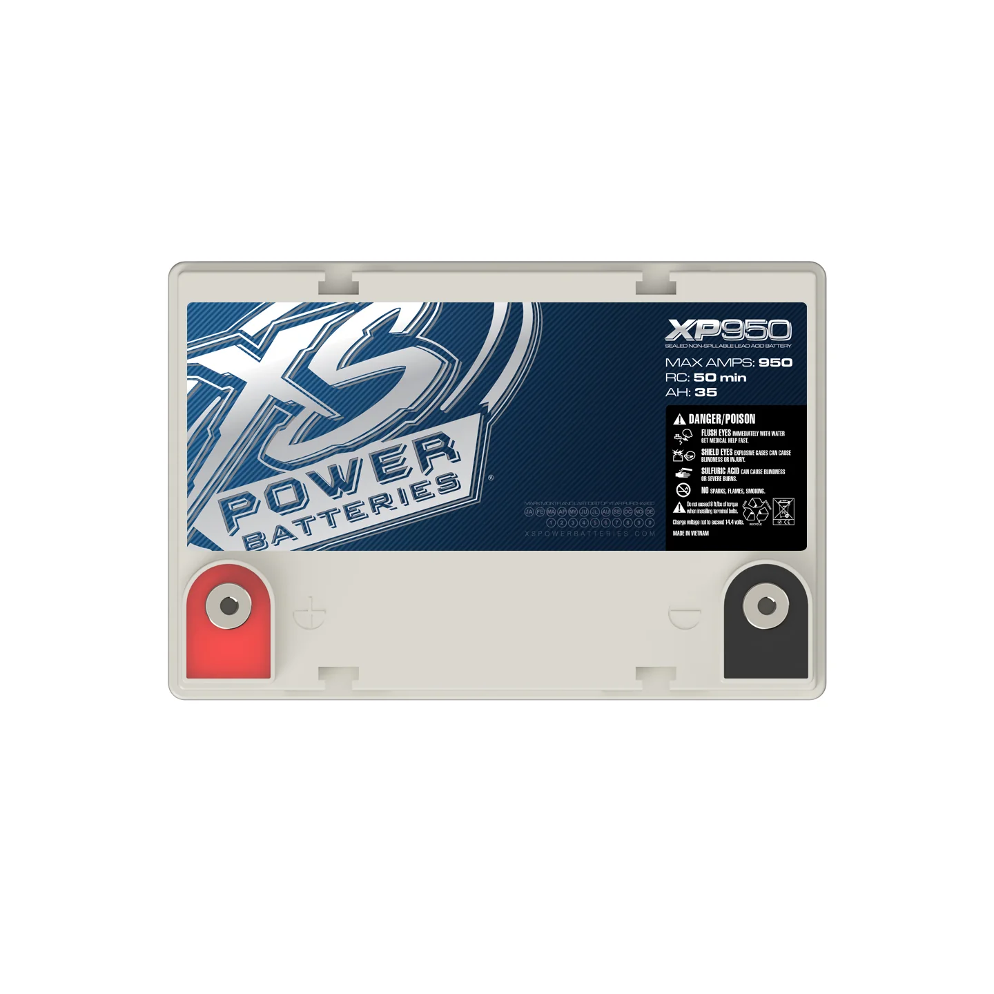XS Power XP950 12V AGM Secondary Reserve Battery - Image 4